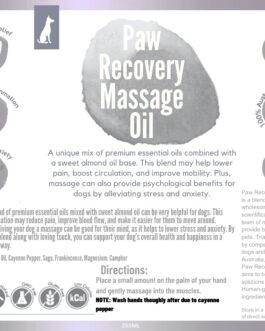 Paw Recovery Massage Oil